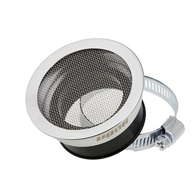 Cornet de carburateur Voca Racing FILTRE CARBU BELL MOUTH DIAM 48 mm CHROME